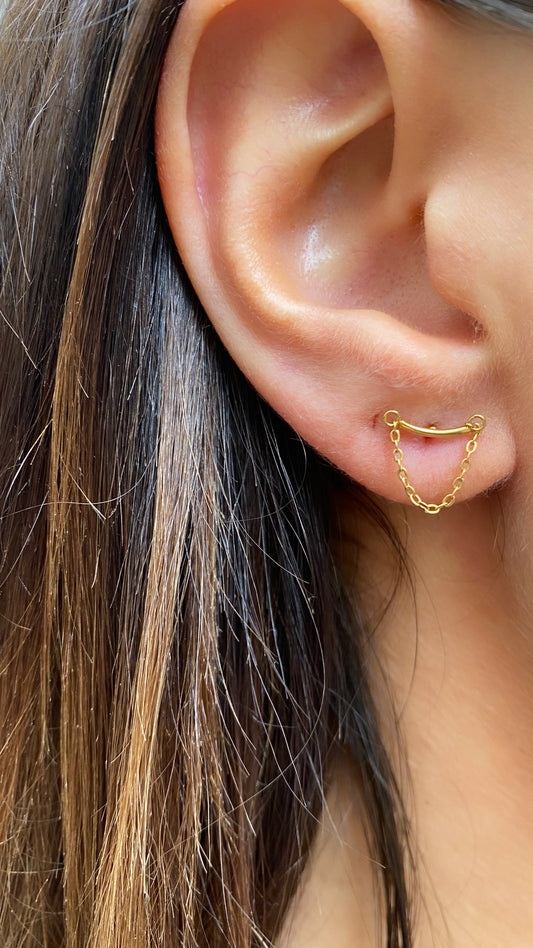 Piercing Chaîne d'or